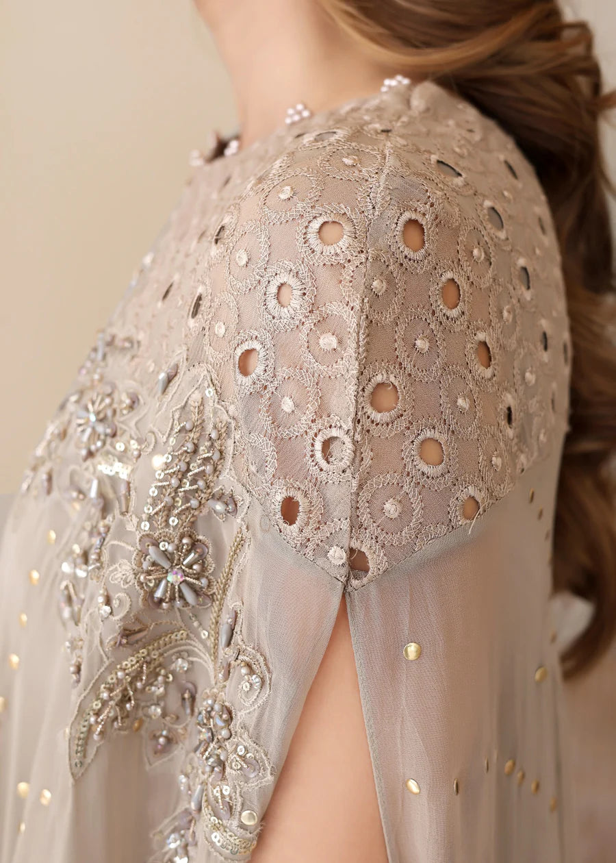 Shanzay Luxury Chiffon Cape Pret