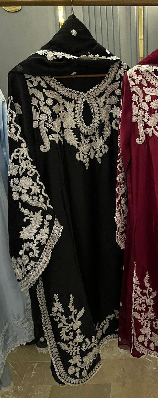 Hina 3 piece ready to wear Embriodered silk outfit