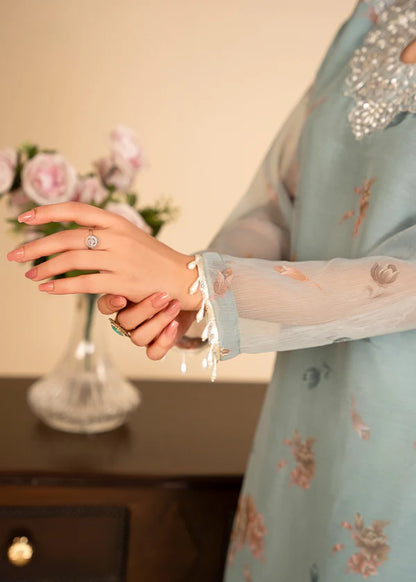 RANI luxury chiffon Embroidered Flared Gharara womenswear 3 piece ready to wear suit
