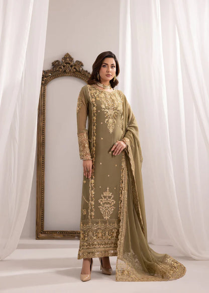Laiba Luxury classy Chiffon 3 piece ready to wear traditional embroidered asian stylish womenswear outfit - Watch video
