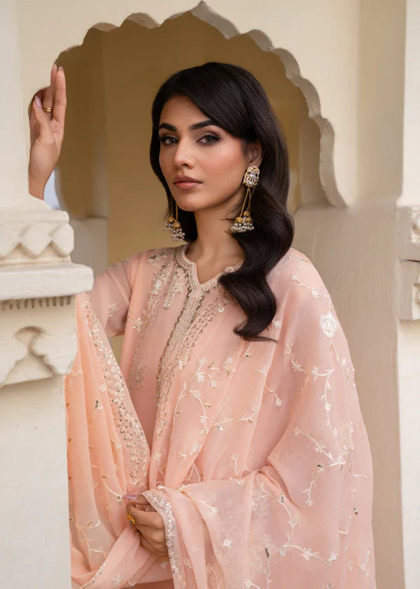 ALEENA Luxury classy style Chiffon 3 piece ready to wear traditional embroidered asian suit stylish womenswear outfit (Watch video)