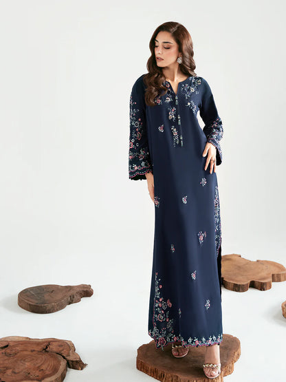 BLUSH Luxury classy stylish Silk Kaftan outfit ready to wear modern embroidered asian stylish womenswear outfit