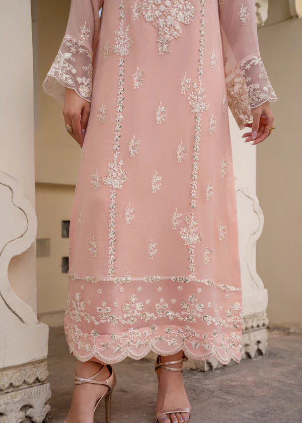 ALEENA Luxury classy style Chiffon 3 piece ready to wear traditional embroidered asian suit stylish womenswear outfit (Watch video)