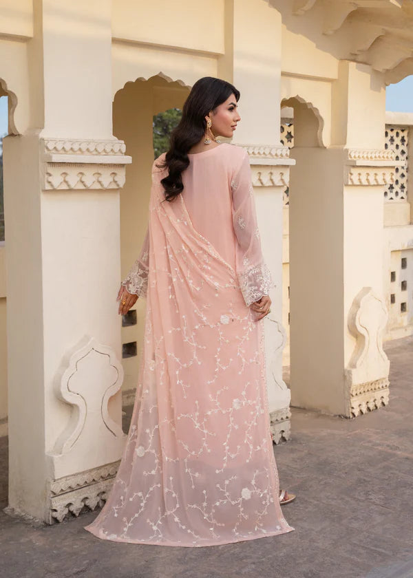 ALEENA Luxury classy style Chiffon 3 piece ready to wear traditional embroidered asian suit stylish womenswear outfit (Watch video)