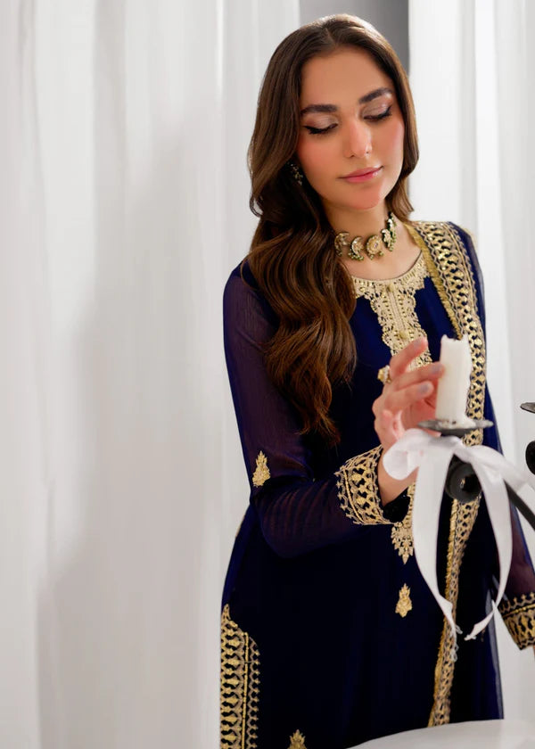 LABEEN Luxury classy Chiffon 3 piece ready to wear traditional embroidered asian stylish womenswear outfit