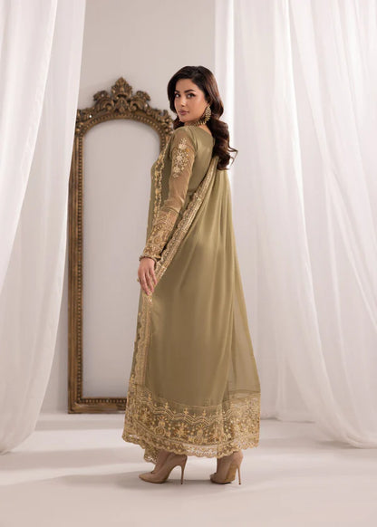 Laiba Luxury classy Chiffon 3 piece ready to wear traditional embroidered asian stylish womenswear outfit - Watch video