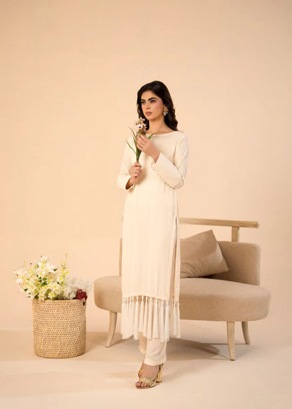 CHAANDNI Luxury Georgette 2 piece ready to wear traditional stylish womenswear outfit with Tassels