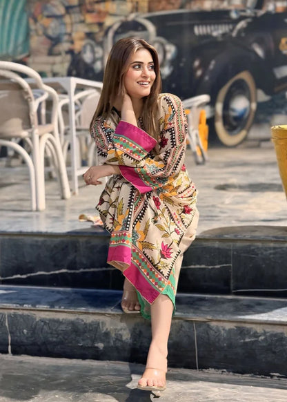 Rupali 2 piece ready to wear Digital printed outfit women wear