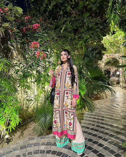 Rupali 2 piece ready to wear Digital printed outfit