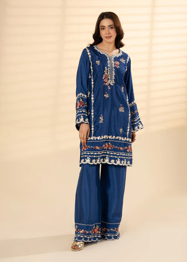 NEELI Luxury classy style Chiffon 3 piece ready to wear traditional embroidered asian suit stylish womenswear outfit