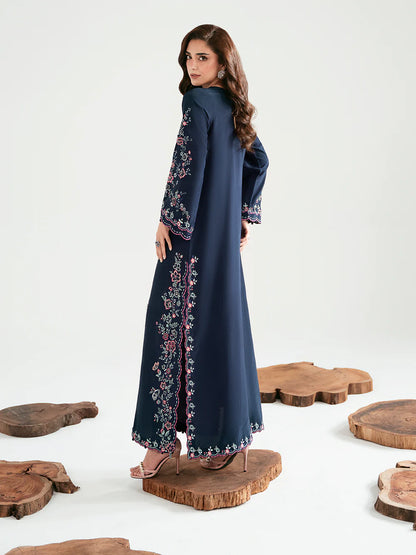 BLUSH Luxury classy stylish Silk Kaftan outfit ready to wear modern embroidered asian stylish womenswear outfit