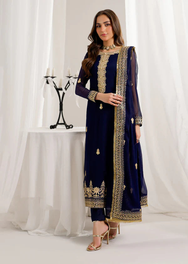 LABEEN Luxury classy Chiffon 3 piece ready to wear traditional embroidered asian stylish womenswear outfit