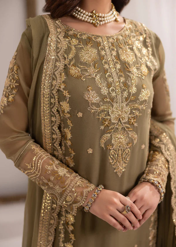 Laiba Luxury classy Chiffon 3 piece ready to wear traditional embroidered asian stylish womenswear outfit - Watch video