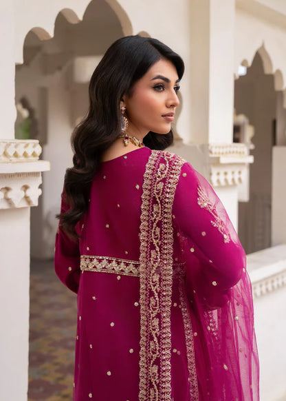 SAROSH Luxury classy style Chiffon 3 piece ready to wear traditional embroidered asian suit stylish womenswear outfit