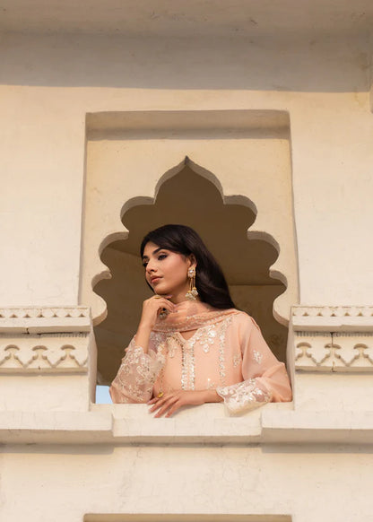 ALEENA Luxury classy style Chiffon 3 piece ready to wear traditional embroidered asian suit stylish womenswear outfit (Watch video)