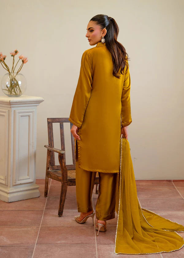 LULU Luxury Silk 3 piece ready to wear traditional embroidered asian stylish womenswear outfit
