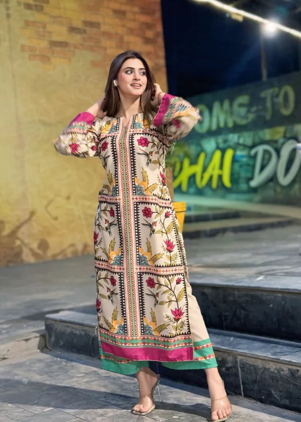 Rupali 2 piece ready to wear Digital printed outfit women wear