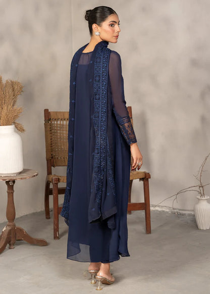 LAYNA Luxury classy style Chiffon 3 piece ready to wear traditional embroidered asian suit stylish womenswear outfit