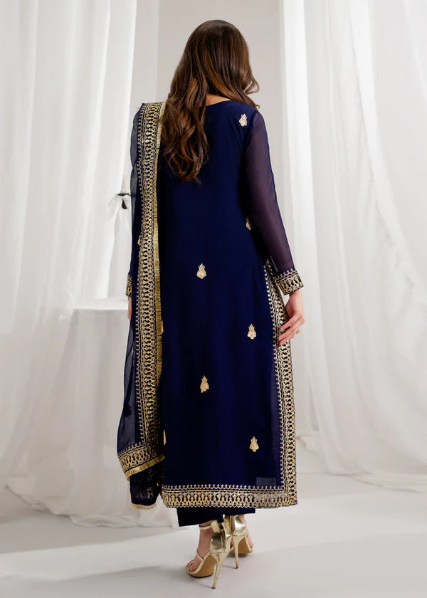 LABEEN Luxury classy Chiffon 3 piece ready to wear traditional embroidered asian stylish womenswear outfit