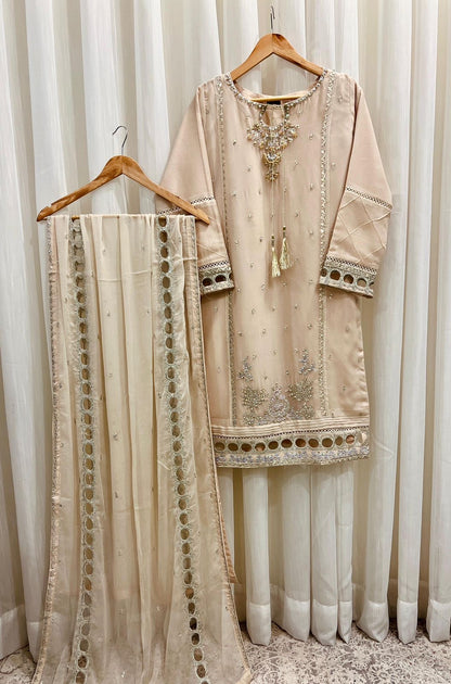 Payal Chiffon 3 piece ready to wear traditional suit
