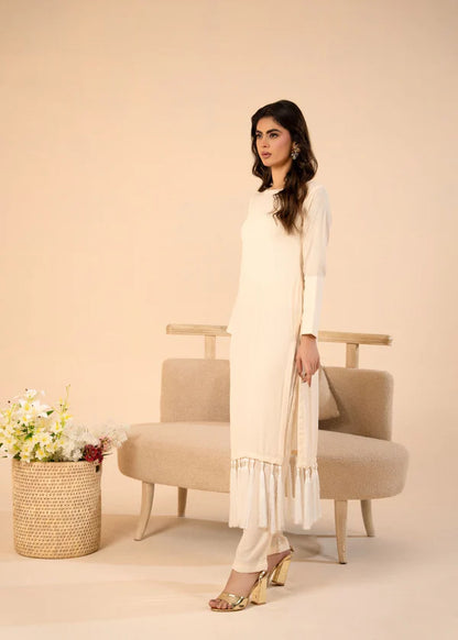 CHAANDNI Luxury Georgette 2 piece ready to wear traditional stylish womenswear outfit with Tassels