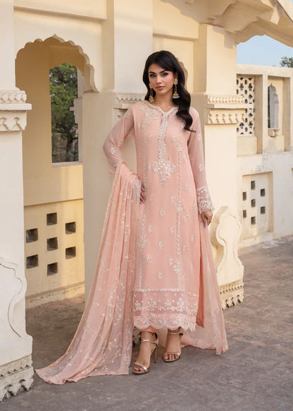 ALEENA Luxury classy style Chiffon 3 piece ready to wear traditional embroidered asian suit stylish womenswear outfit (Watch video)