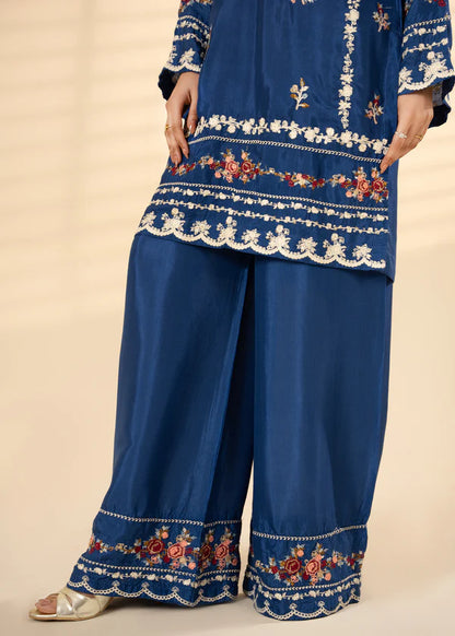 NEELI Luxury classy style Chiffon 3 piece ready to wear traditional embroidered asian suit stylish womenswear outfit