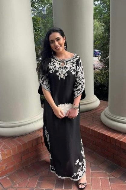 Hina 3 piece ready to wear Embriodered silk outfit
