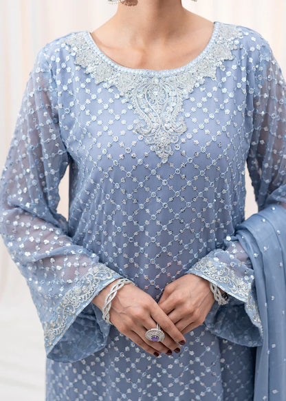 MARIAM Luxury classy style Chiffon 3 piece ready to wear traditional embroidered asian suit stylish womenswear outfit