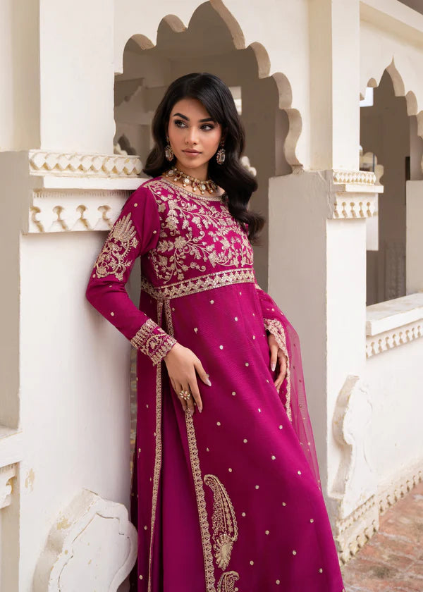 SAROSH Luxury classy style Chiffon 3 piece ready to wear traditional embroidered asian suit stylish womenswear outfit