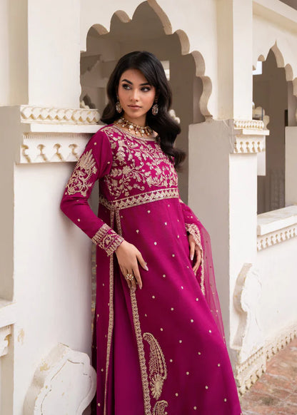 SAROSH Luxury classy style Chiffon 3 piece ready to wear traditional embroidered asian suit stylish womenswear outfit