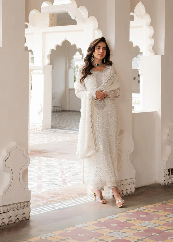 SMILEY Luxury classy style Chiffon 3 piece ready to wear traditional embroidered asian suit stylish womenswear outfit Shirt length 46”-48” (Watch video)