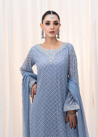 MARIAM Luxury classy style Chiffon 3 piece ready to wear traditional embroidered asian suit stylish womenswear outfit