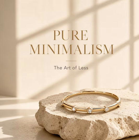 Luna Crystal Brass Bracelet